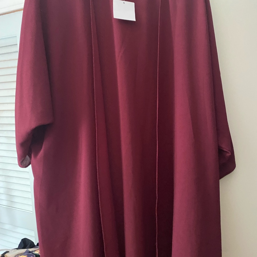 Wine colored Kimono size large from Jenny Boston Boutique